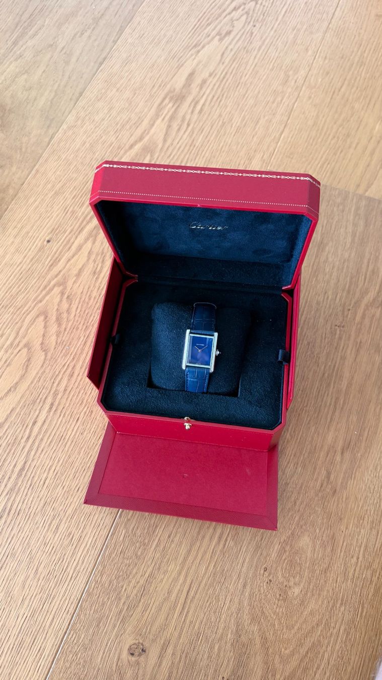 Cartier Uhren: Cartier Tank Must WSTA0055 Blue Dial – Gebraucht aus Biel/Bienne von Buhl3 9