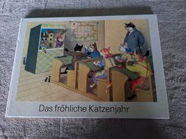 Das fröhliche Katzenjahr - Bilderbuch für Kinder