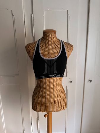 CALVIN KLEIN - Sport-BH schwarz-grau S