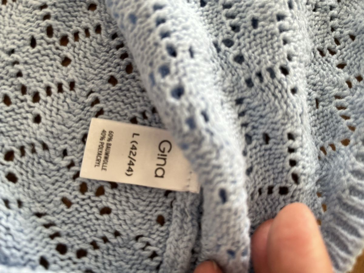 Vestes: Gina Strickjacke hellblau Gr. L – D'occasion à Herrenschwanden par Kamel1 6