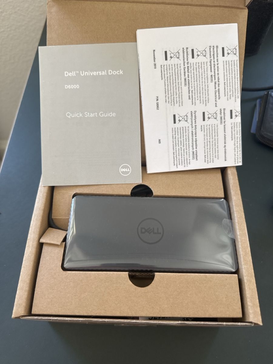 Dell Docking station: New dell dock d6000 – Neuf avec emballage d'origine à Zürich par ann_ypn9