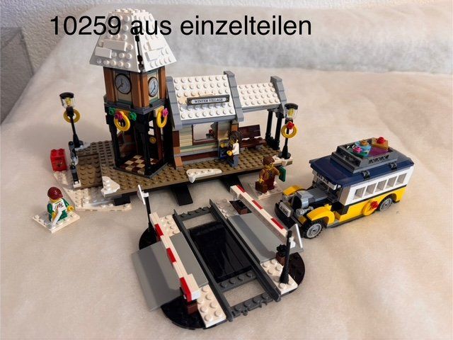 Lego Kit di costruzioni: MOD 10259 winterlicher Bahnhof – Usato da Oberkulm venduto da Vw53 2