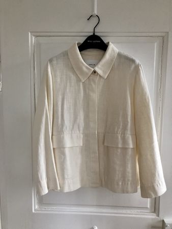 OPUS leichtes Jäckli griffiger Stoff Leinen/ Baumwolle M