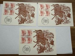 Postkarte Briefmarken 1978