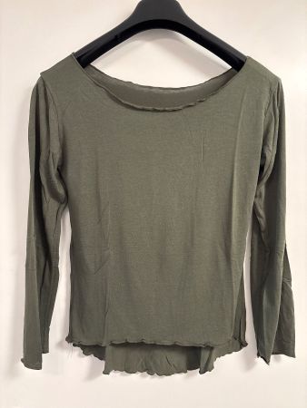 Schönes, olivefarbenes Langarmshirt, Gr. 3 - Top Zustand!