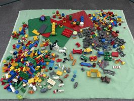 Sammlung LEGO DUPLO Figuren Fahrzeuge Tiere Einzelteile
