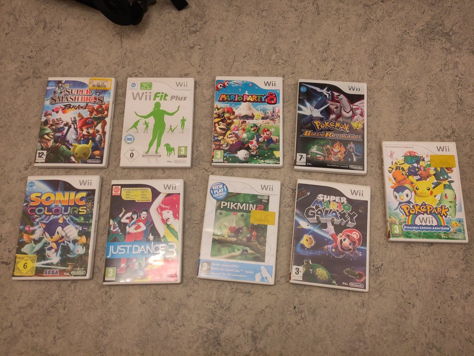 Nintendo Spiele: Wii Spiele Sammlung 9 Games – Gebraucht aus Winterthur von dav_xf5f