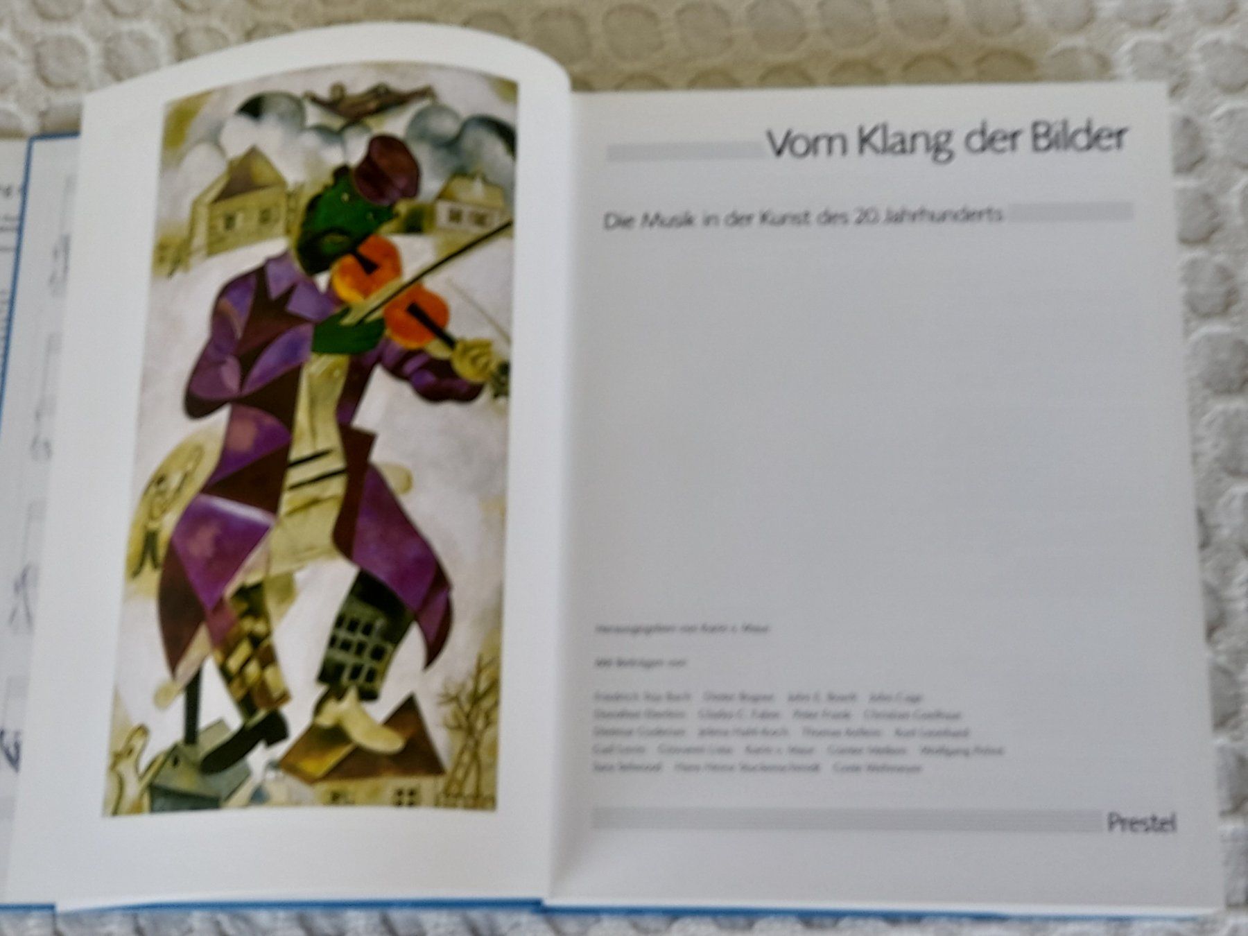 Libri: Buch " Vom Klang der Bilder " Prestel Verlag – Usato da Thun venduto da Treff.....e 2
