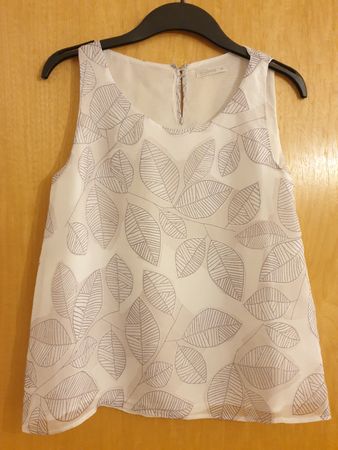 Blouse sans manches, XS, NILE, soie, très bon état 