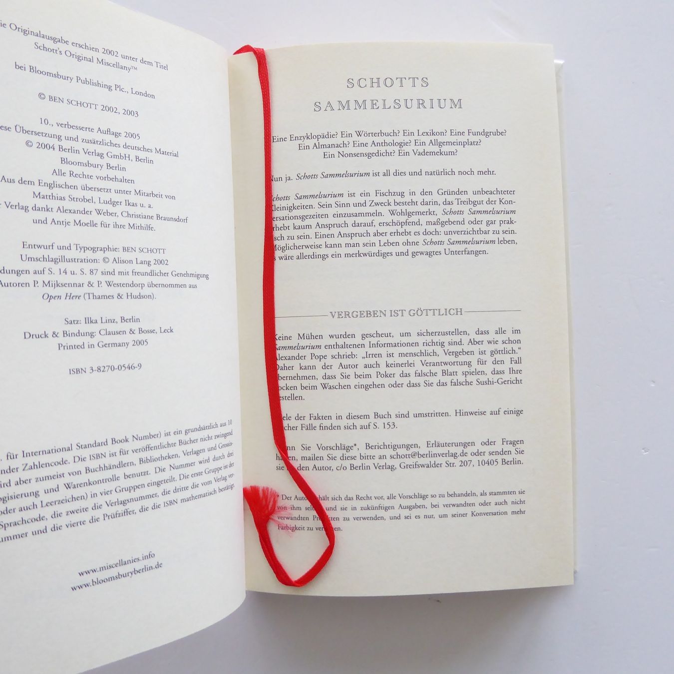 Livres: Schotts Sammelsurium – D'occasion à Basel par Kunterbunt12 4