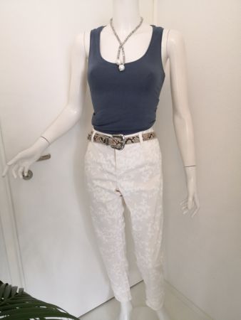 🤩CAMBIO JEANS WEISS MIT SCHMETTERLING DRUCK