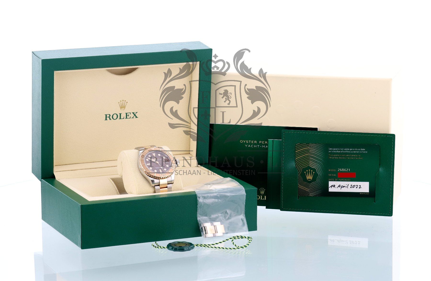 Rolex Uhren: ROLEX YACHTMASTER 37 REF. 268621 " CHOCOLATE " – Gebraucht aus Schaan von Pfandhaus-LI 9