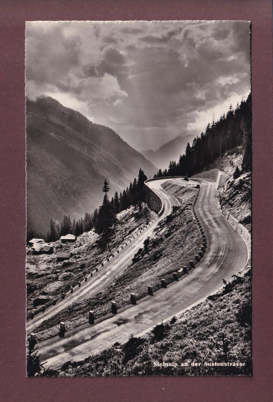 Cartoline postali: SUSTENSTRASSE - Steinalp – Usato da Pully venduto da nicecards