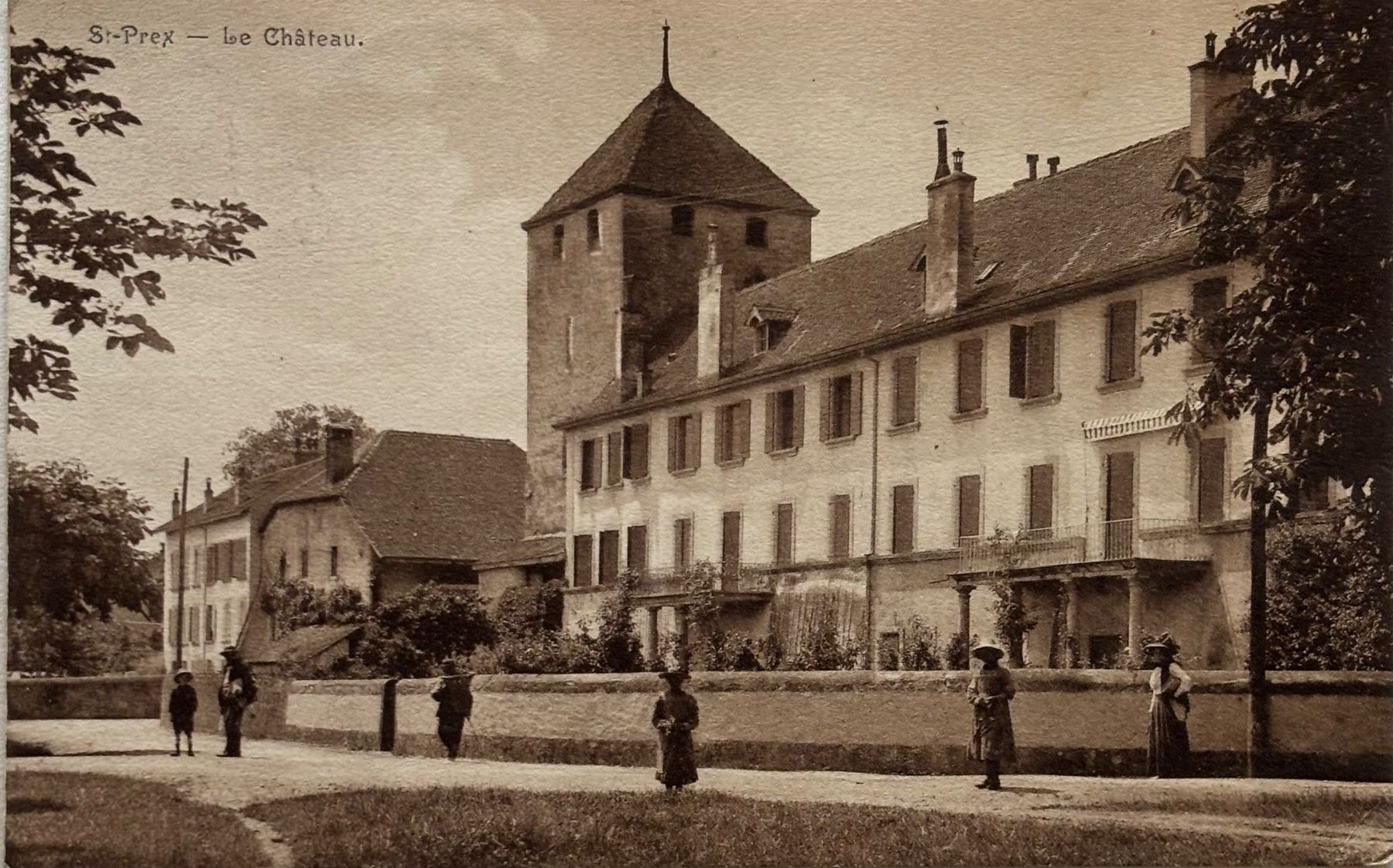 Ansichtskarten: Saint-Prex VD, animiert, Vollstempel – Gebraucht aus Frauenfeld von Merk52