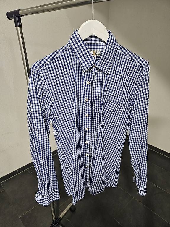 Camicie: Hemd Karomuster Almsach M39 M40 Slim Fit – Usato da Buchs ZH venduto da rit_s6kv 4
