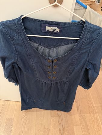 Kleid Jeansblau Grösse 38 guter Zustand