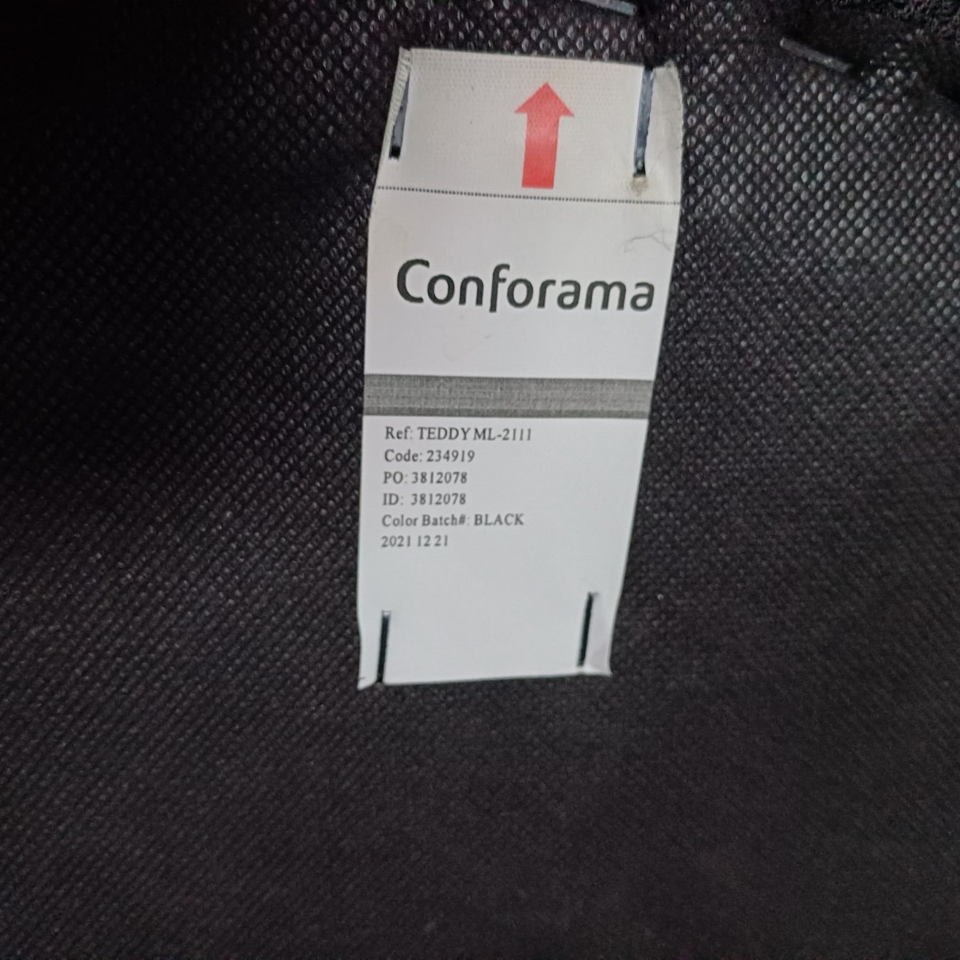 Conforama Stühle: Chaise de bureau Conforama, noir, compact – Gebraucht aus Villeneuve VD von vog_yc5s 2