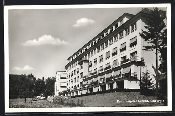 Cartoline postali: AK Luzern, Kantonsspital, Chirurgie – Usato da Berlin venduto da bartko-reher