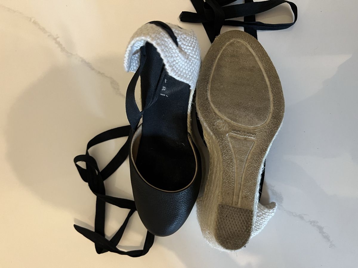 Damenschuhe: Zeppe Manebi con lacci neri – Gebraucht aus Sonvico von gborella 2