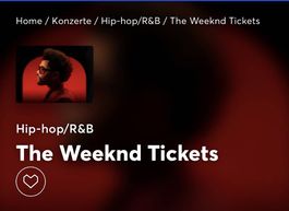The Weeknd Tickets Madrid 28/08 