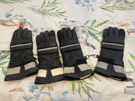 2x Motorradhandschuhe / Töffhandsch aus Leder