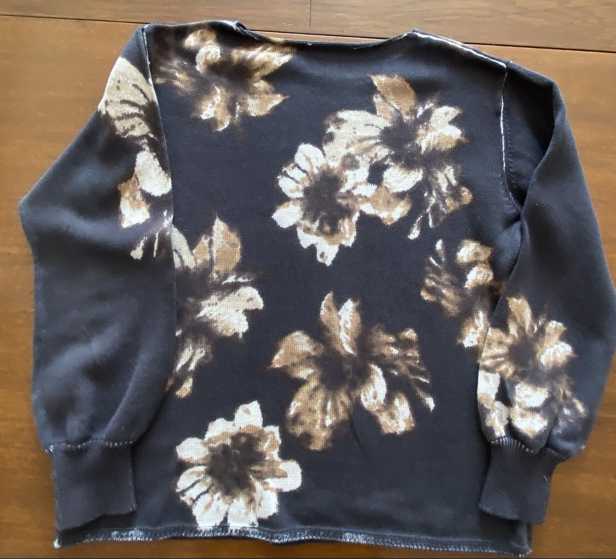 Monari Maglioni & Felpe: Monari Pullover, Grösse 42, mit Blumenmuster, – Nuovo (secondo la descrizione) da Illnau venduto da Sniwi67 5