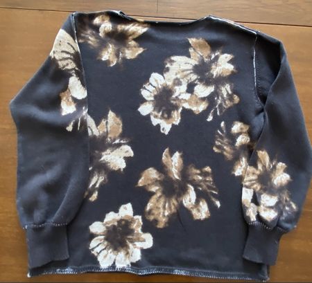 Monari Pullover, Grösse 42, mit Blumenmuster,