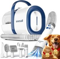 Hundeschermaschine mit Staubsauger Tierhaarschneider Set
