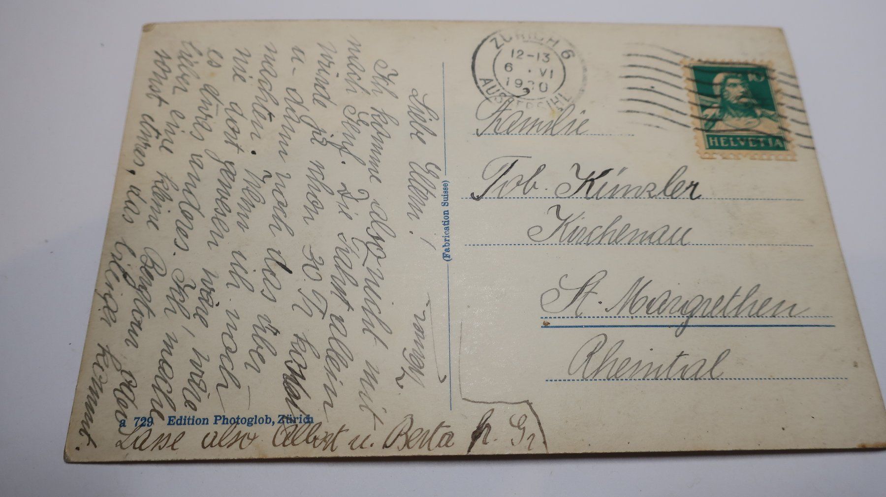 Cartoline postali: Spiez mit Ralligstöcke – Usato da Cormoret venduto da Pascalll2001 4