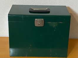 Metallbox Koffer Akten Schrank Büro Box