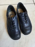 Helvesko Schuhe Gr.38 Leder/Wildleder, dunkelbkau