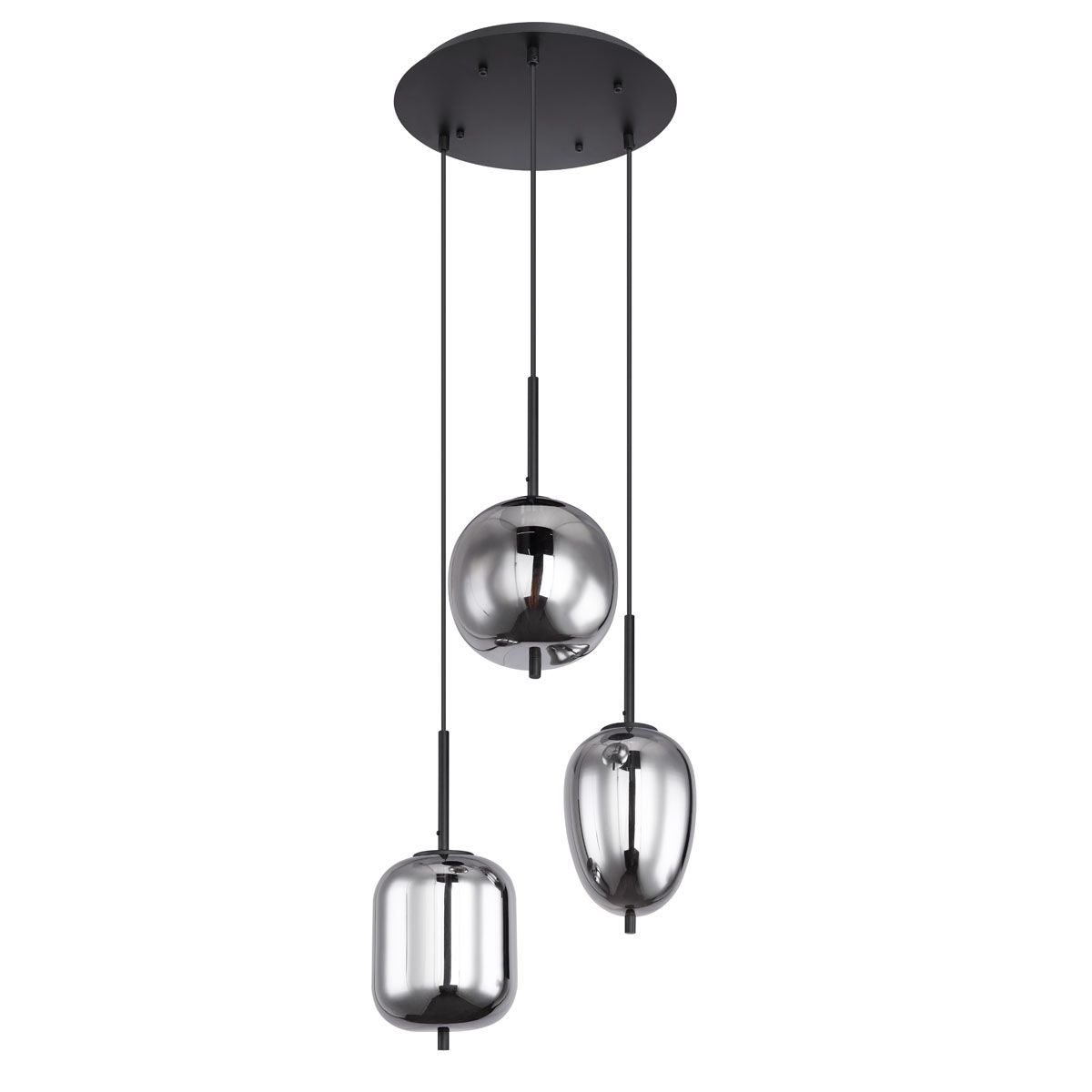 Kronleuchter & Deckenlampen: Pendelleuchte, Glas, Rauchfarbe, 46 cm Ø – Neu (gemäss Beschreibung) aus Kreuzlingen von Smart-Light 4