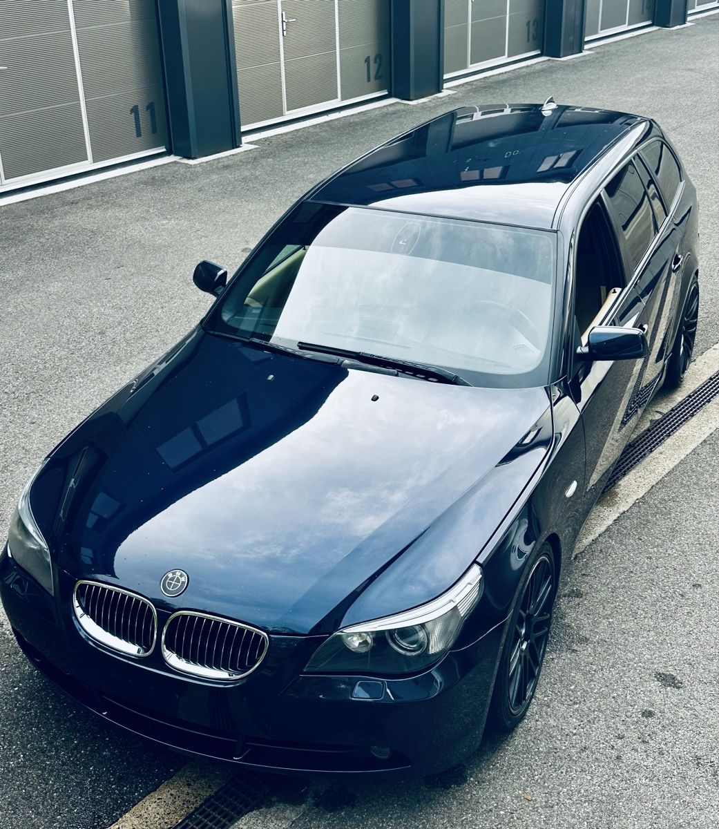 BMW Autos: BMW E61 545i V8 Orientblau "Einzigartig" – Gebraucht aus Bleienbach von Oneprozent66