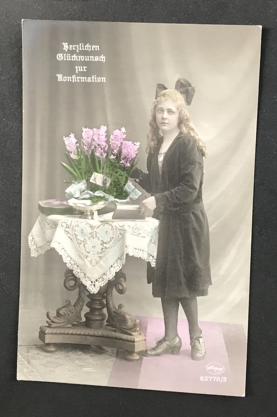 Cartoline postali: ANTIKE ANSICHTSKARTE KONFIRMATION – Usato da Ostermundigen venduto da wini63