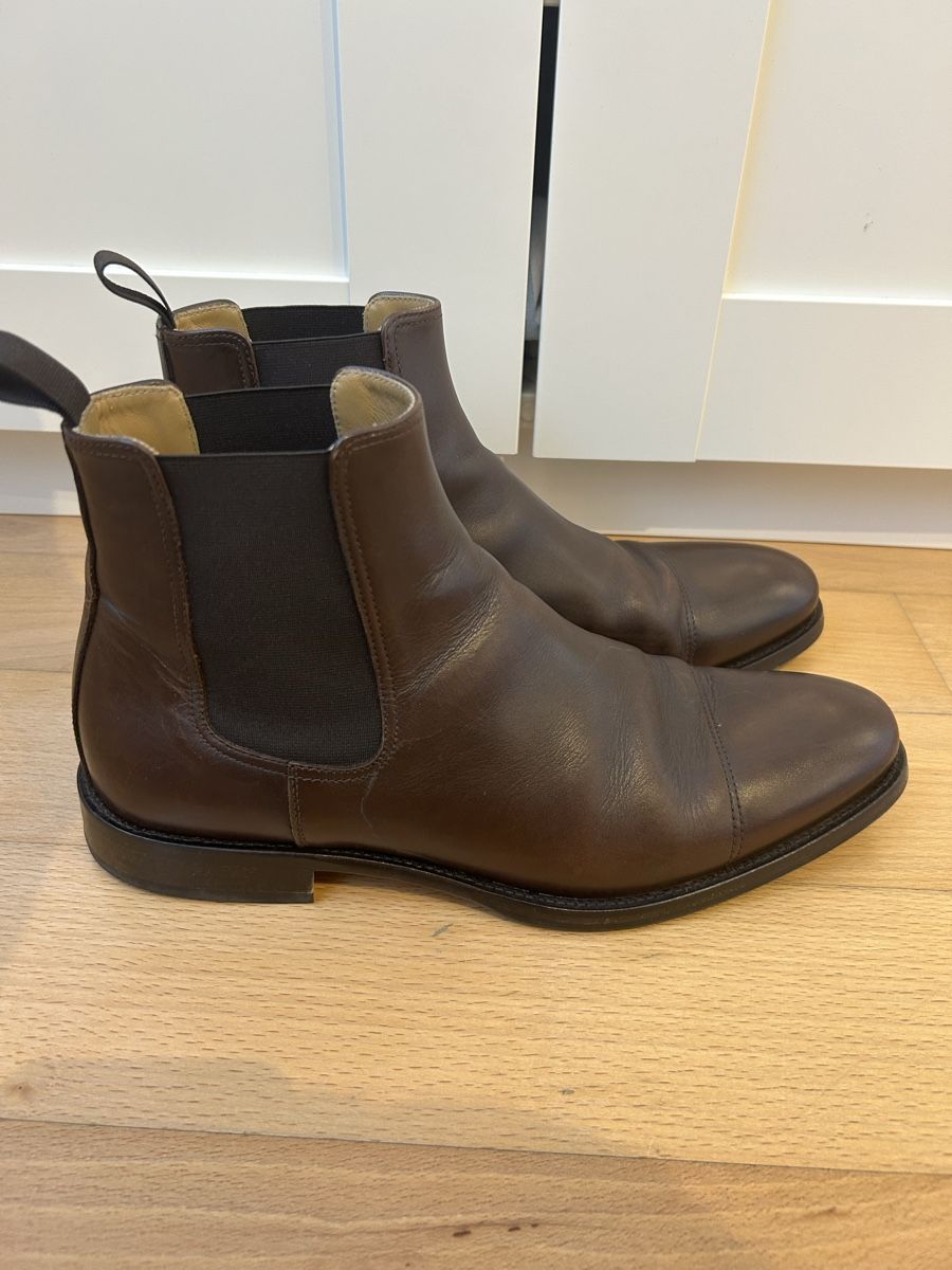 Navyboot Scarpe da uomo: Navyboot Herren Leder Chelsea Boots – Usato da Rotkreuz venduto da noah_02