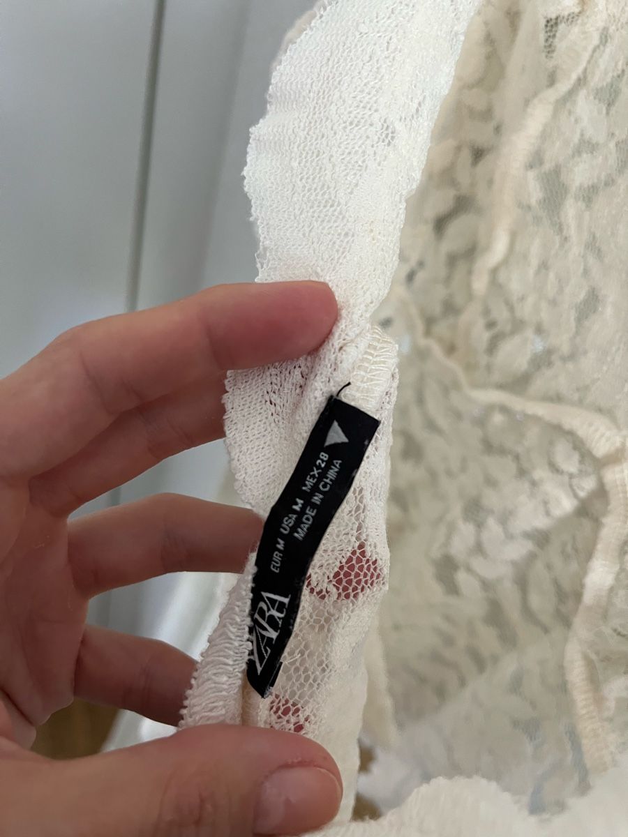 Zara Tops: Haut Zara dentelle M – Neu (gemäss Beschreibung) aus Genève von van_yjj2 5
