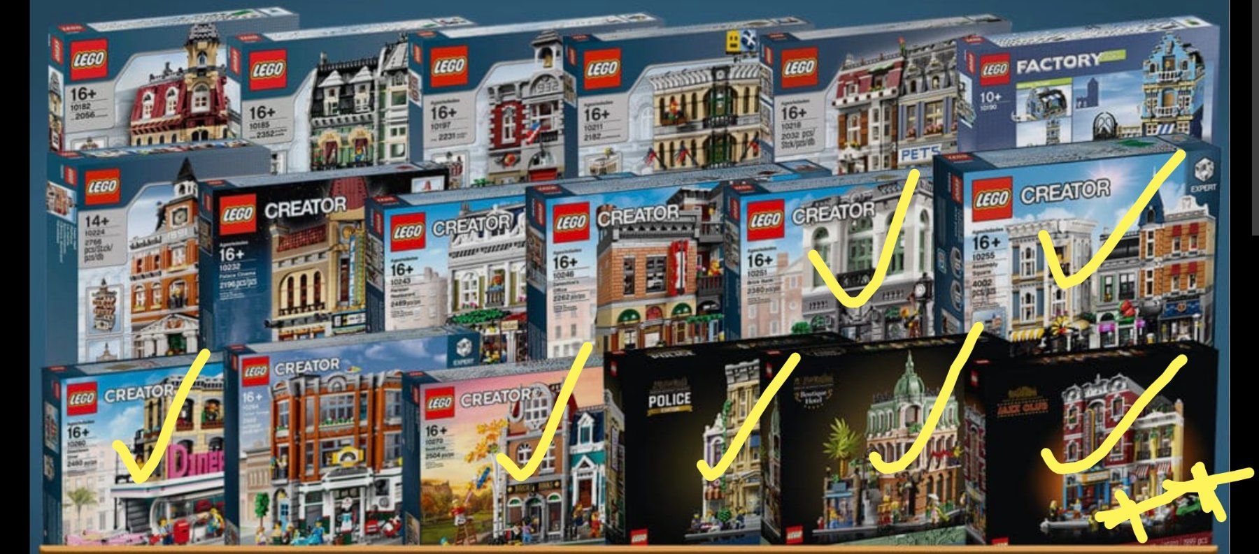 Lego Kit di costruzioni: Lego modular building city – Nuovo (secondo la descrizione) da Schindellegi venduto da Deladelsen