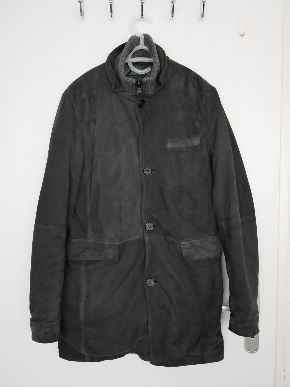 Jacken: Wildlederjacke, Grösse S, Schwarz – Gebraucht aus Niederwangen BE von Benny.7