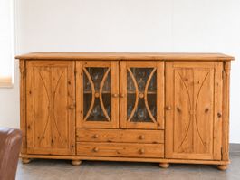 Massives Vintage-Sideboard aus Massivholz