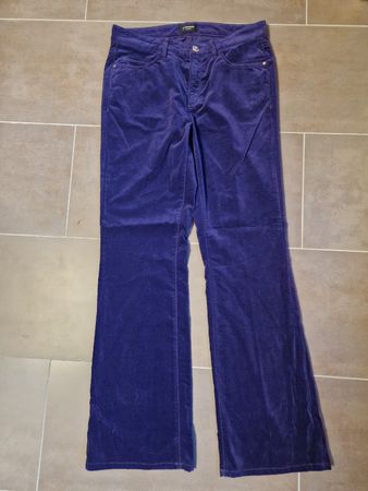 Cambio Hose Paris flared 42 violett Samt