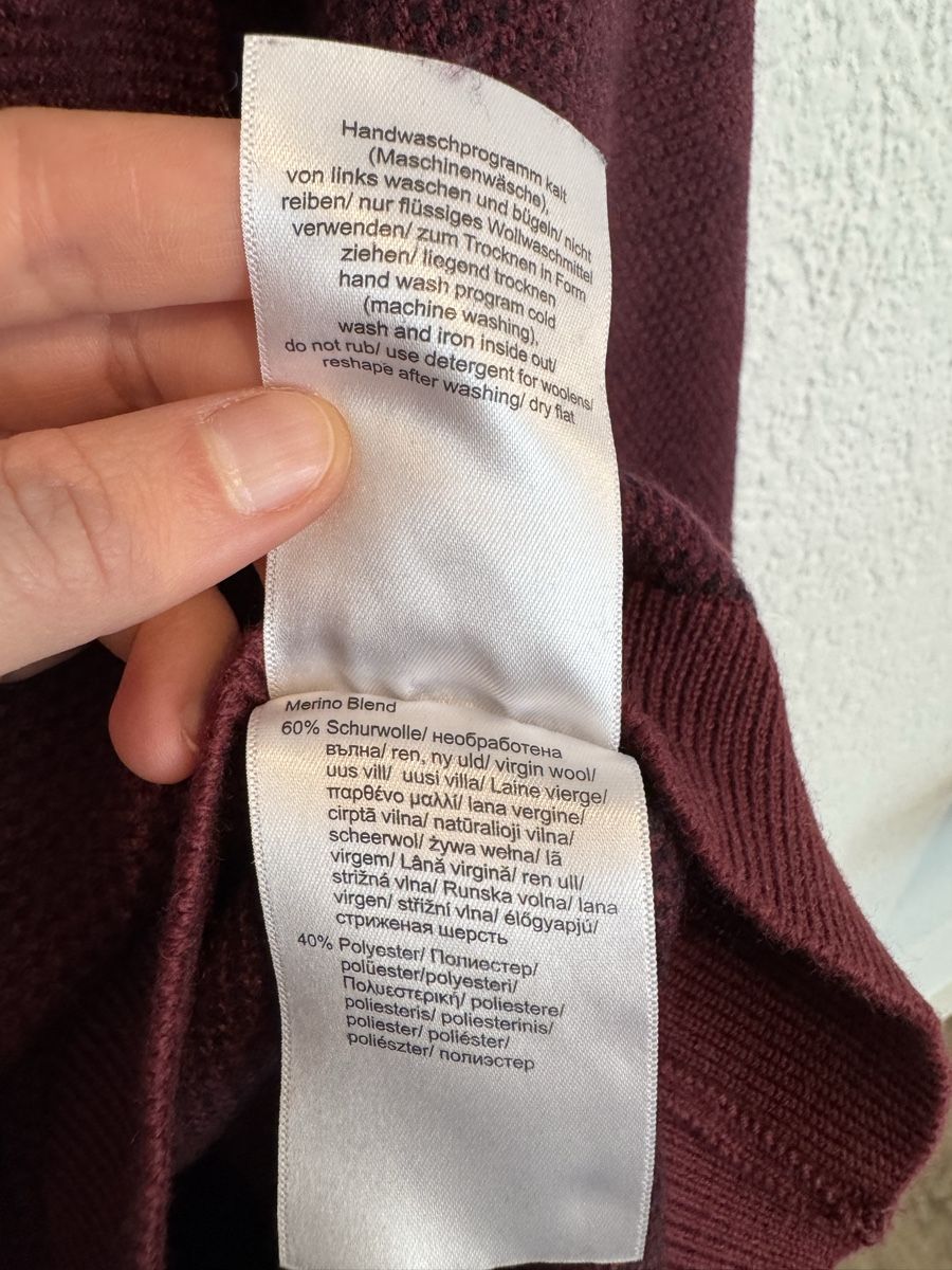 Pierre Cardin Pullover & Sweatshirts: PIERRE CARDIN Men Herren Pullover weinrot Gr. S / M – Gebraucht aus Fislisbach von KolibriSecondhand 6