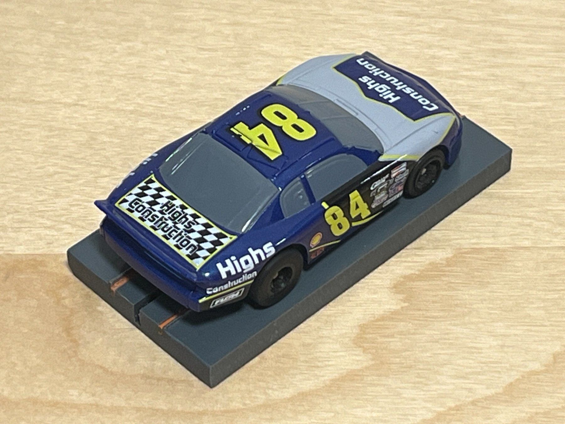 Piste: Tomy AFX Monte Carlo Stocker blau #48 "Highs Construction" – Nuovo e nell'imballaggio originale da Bülach venduto da h0slotch 4