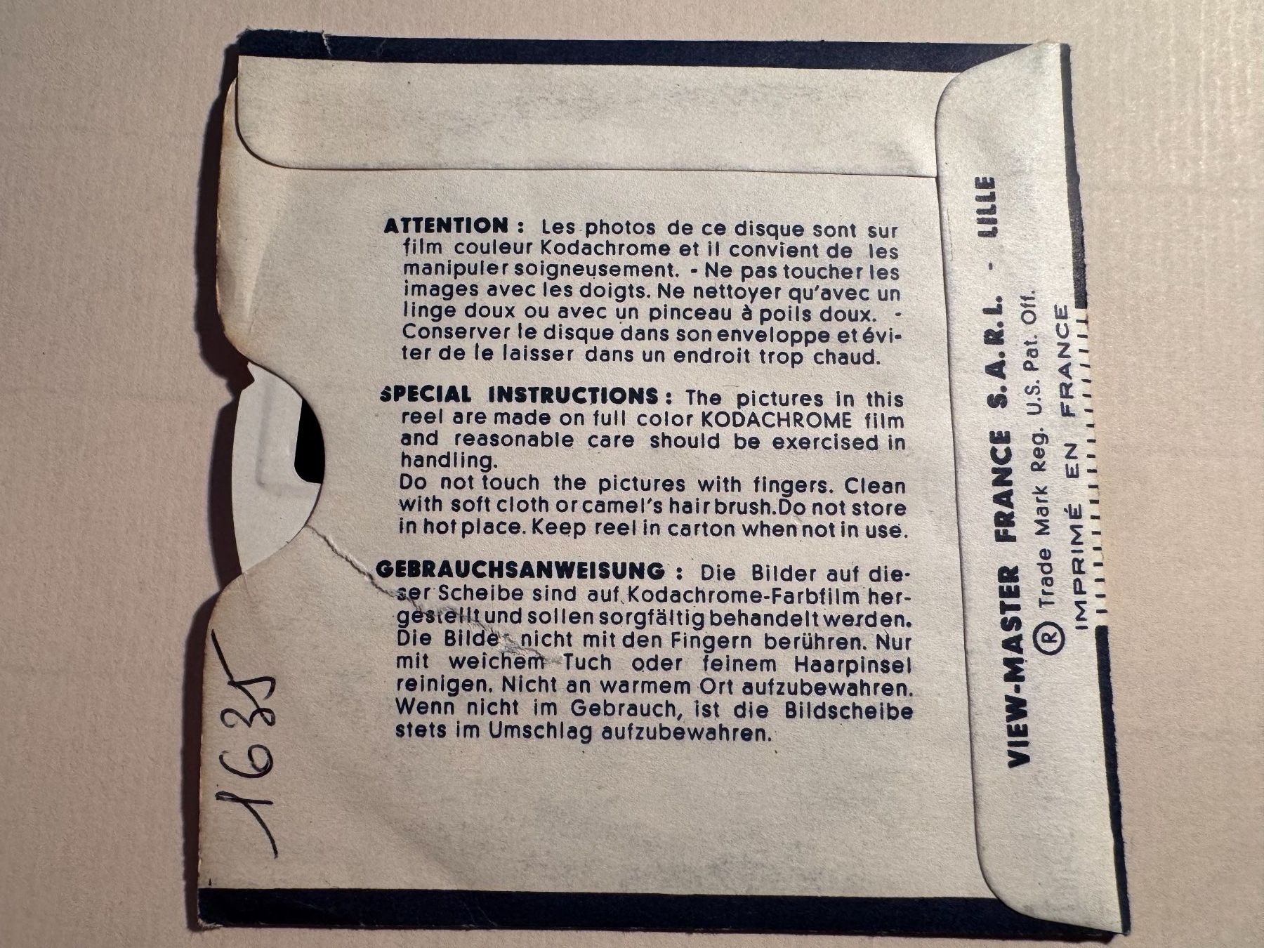 View-master Spielzeuge: View-Master 3D: Nr. 1635 ILE DE CAPRI - ITALIE – Gebraucht aus Tegerfelden von siebenmacky 1