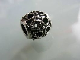 Perle Metall mit 5mm Loch  gross