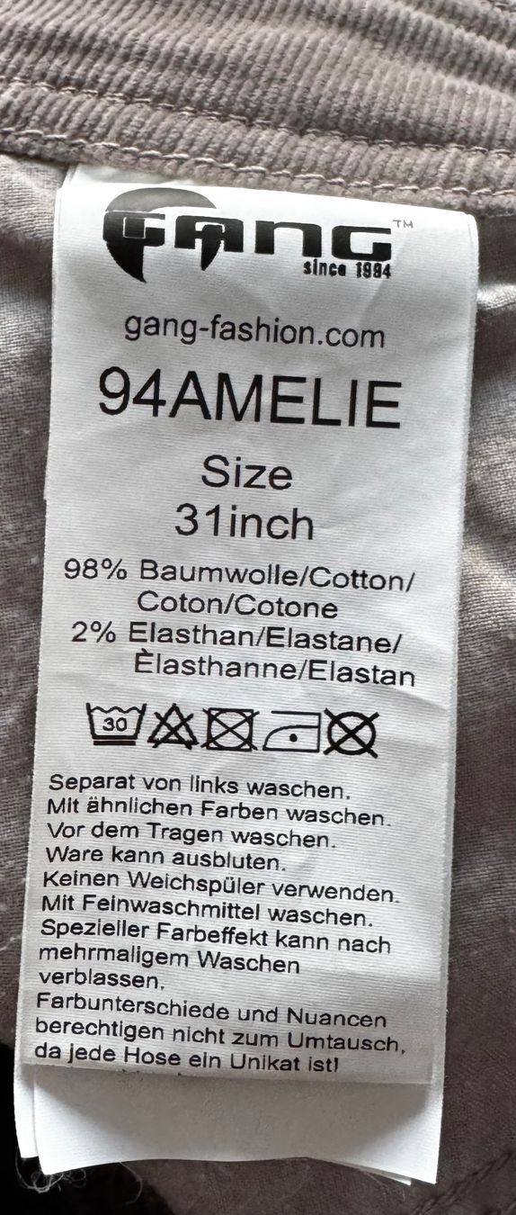 Gang Hosen: Gang  Cordhose 94 Amelie – Neu (gemäss Beschreibung) aus Mörschwil von Mirka019 6