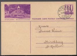 BPK  1935  Bild  INTERLAKEN - Blumenuhr im Kursaal
