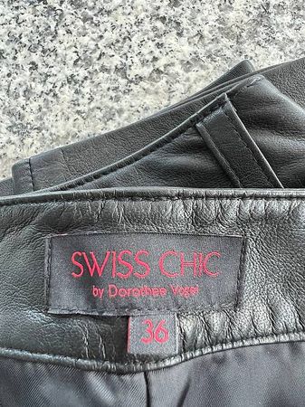 Nappa-Lederhose Grösse 36 / pantalon de cuir  taille 36