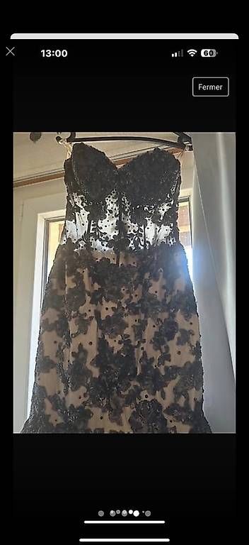 Vestiti: Robe de soirée noire élégante - Taille 36 - État neuf – Usato da Cointrin venduto da HhM.will 1