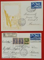 2 Flugpostkarte 1927
