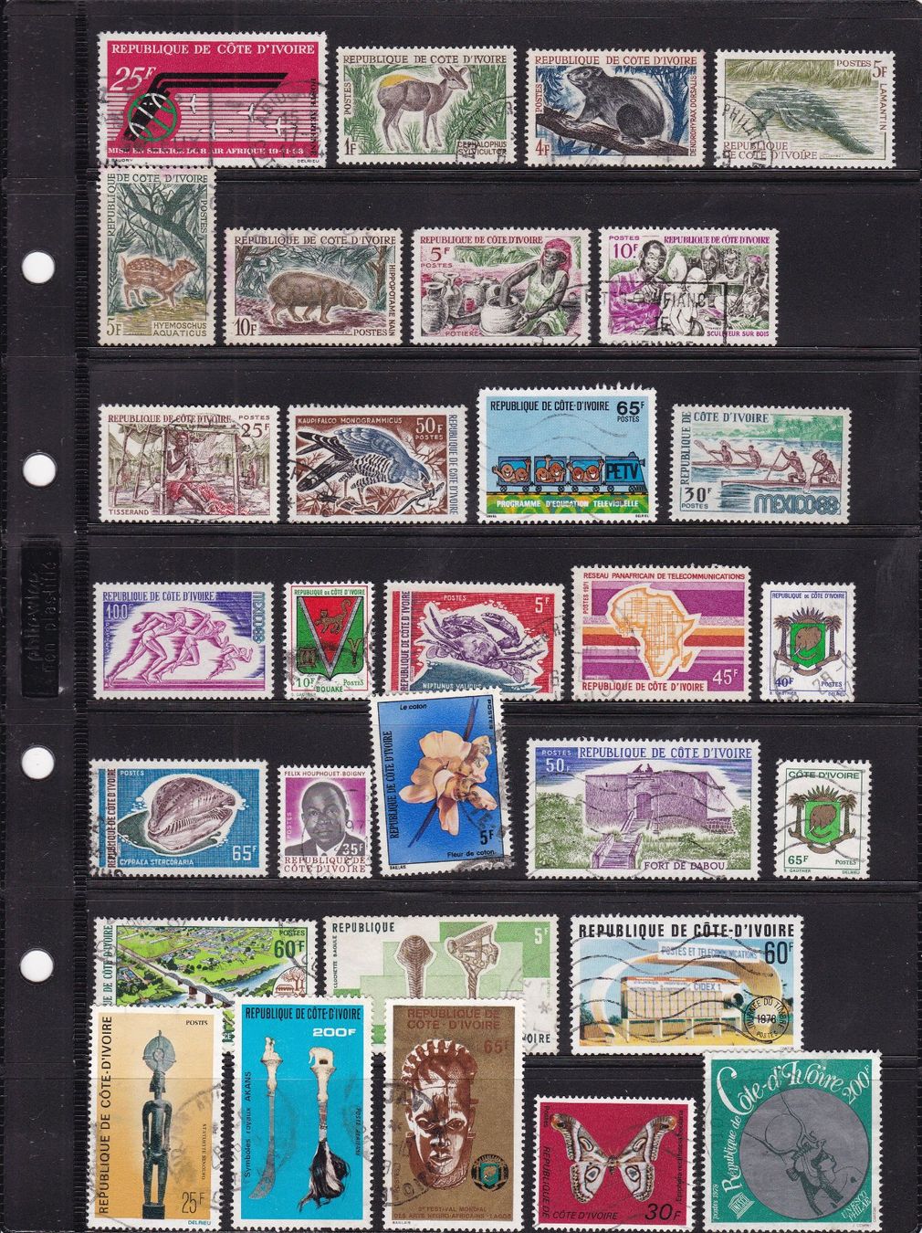 Tutti i francobolli: Tolle Sammlung Elfenbeinküste – Usato da Gretzenbach venduto da Sikim 4